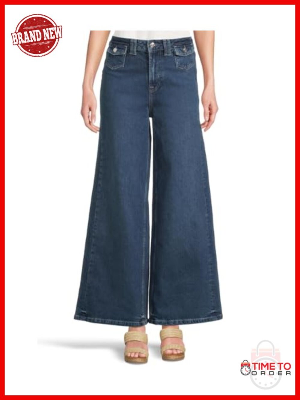 Free People We the Free Kellee High-Rise Palazzo Jeans Wide Leg